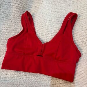 ALO yoga red bra